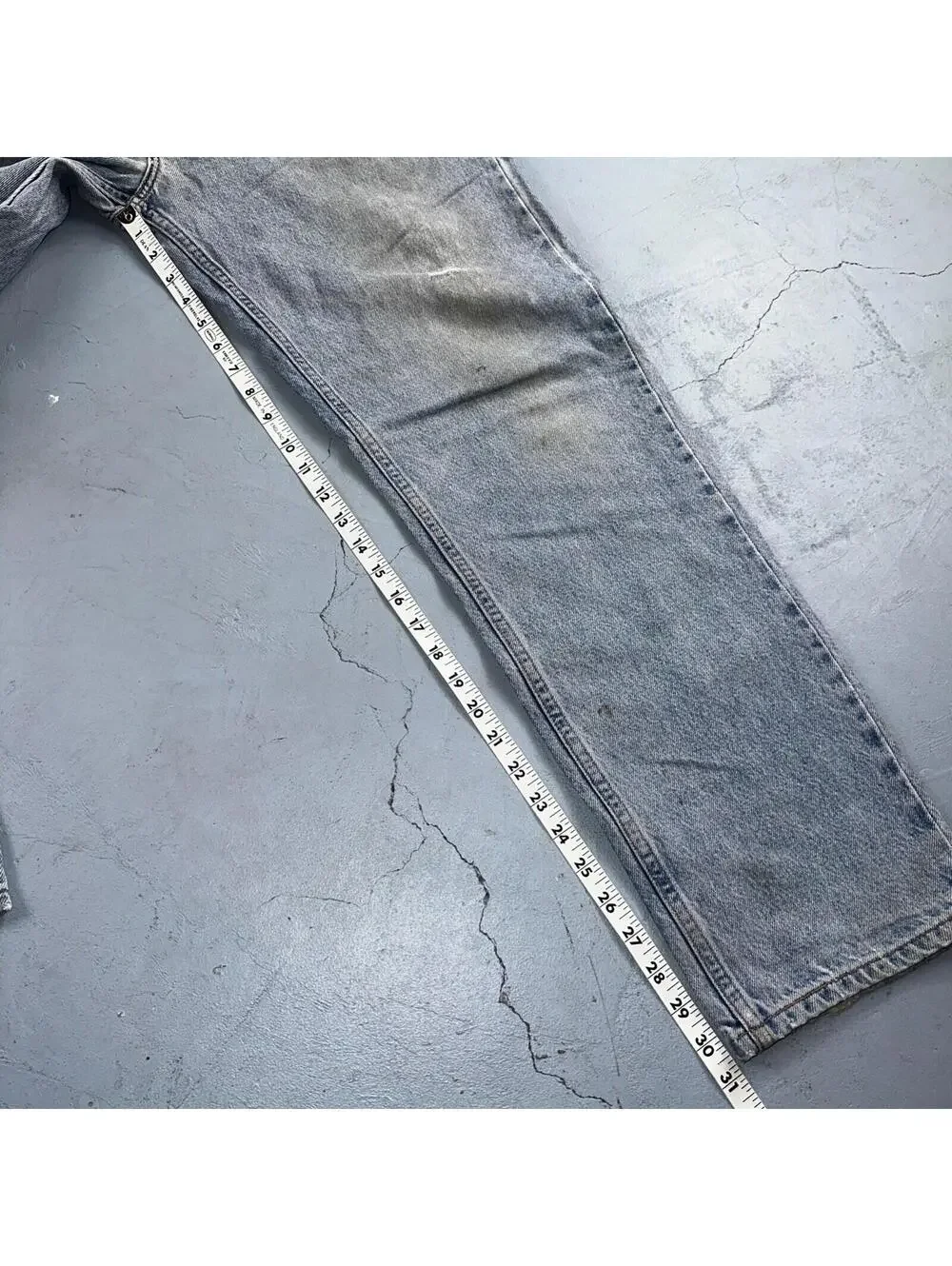 Levis 505 Vintage 90s Mexico Orange Tab Jeans 38x32 Blue Light Wash Act 36x30
